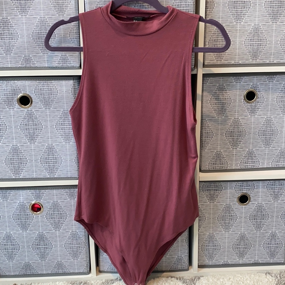 Maroon bodysuit